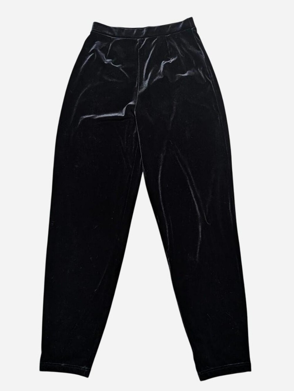 Vintage Black Velvet Pants